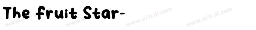 The Fruit Star字体转换